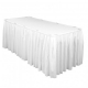 White Table Skirting
