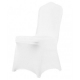 White lycra chair cover